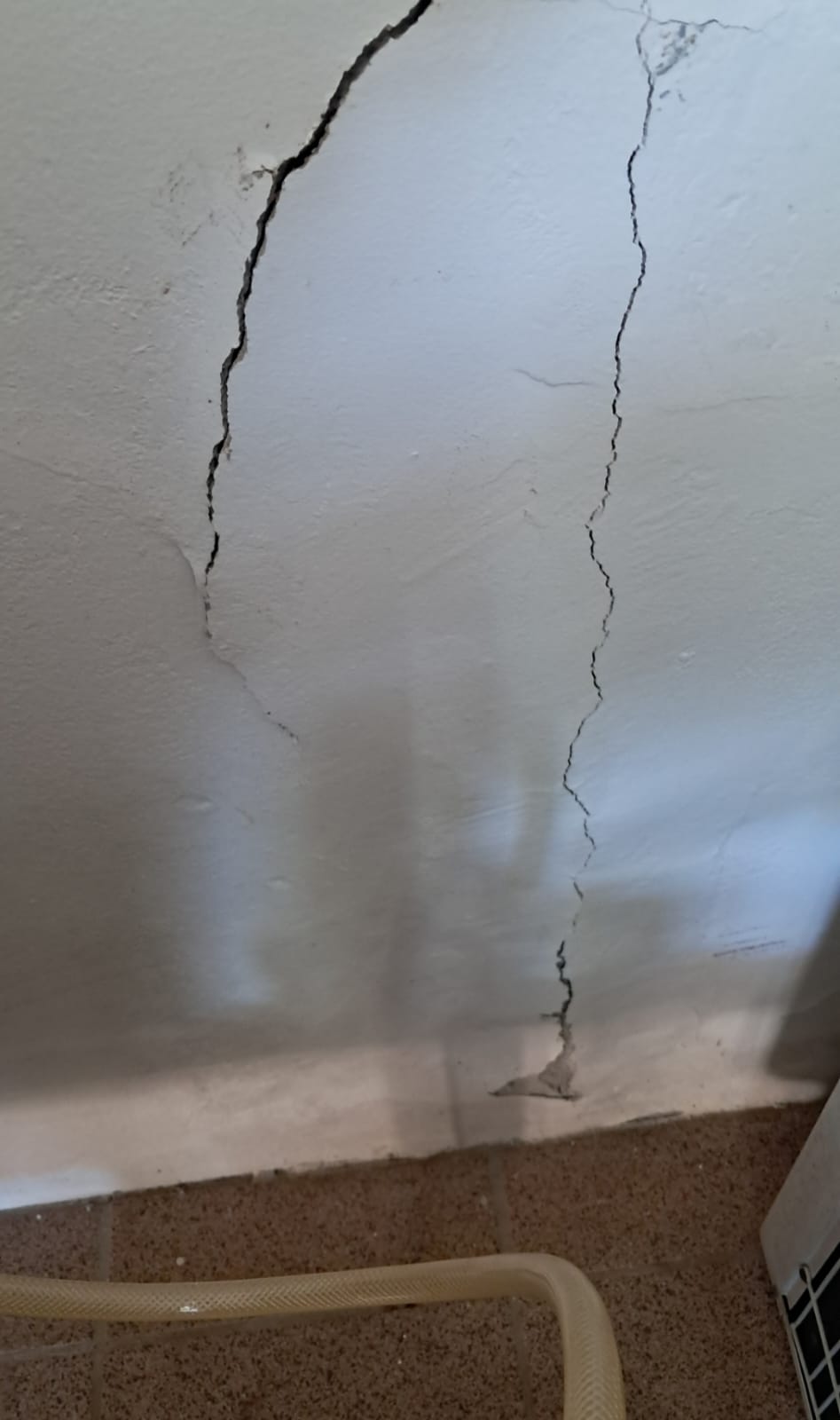 Fissuras por recalque diferencial